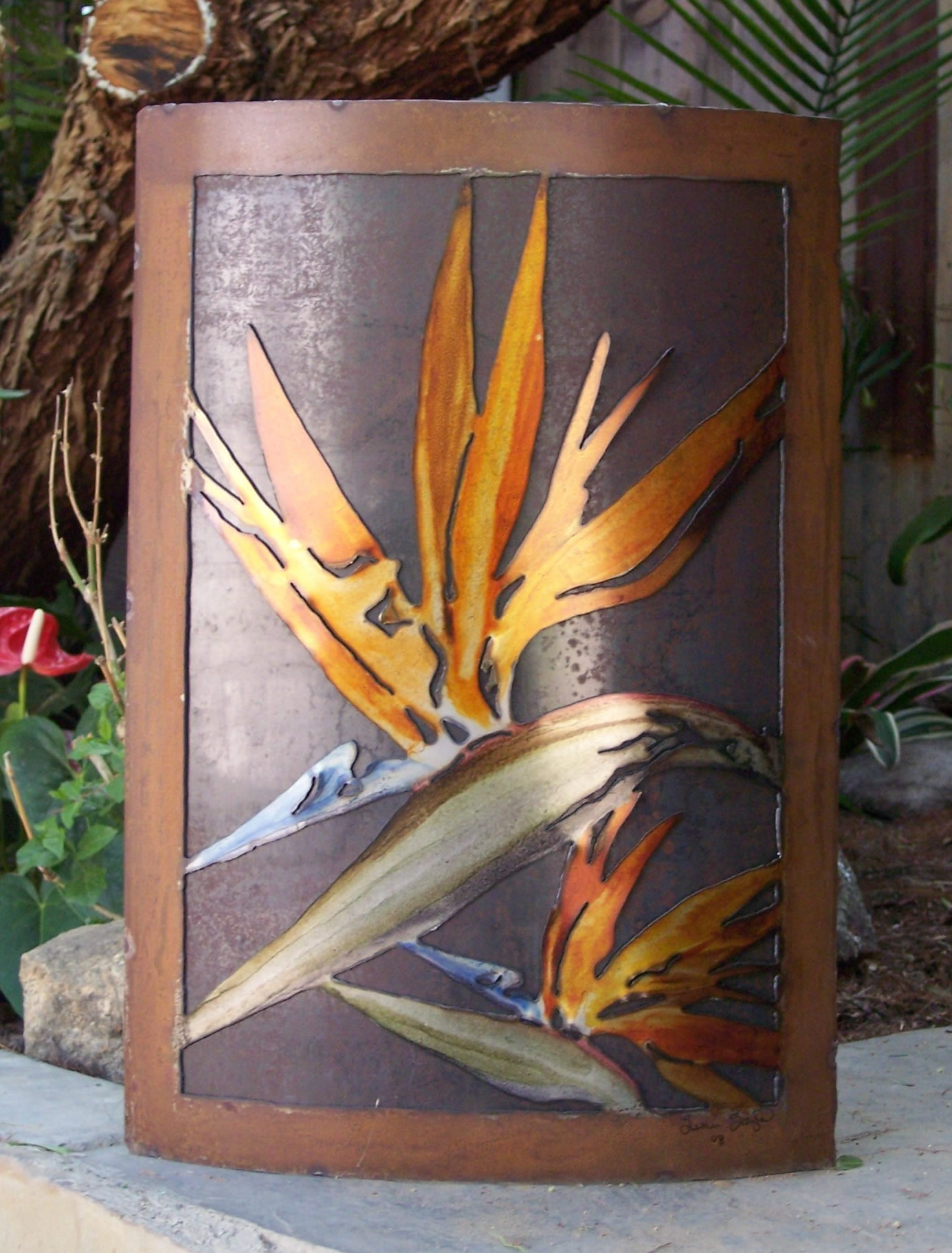 Heliconia Sconce